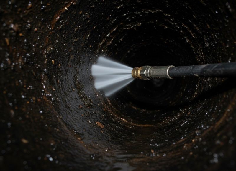 How Hydrojetting Clears Tough Plumbing Drain Blockages