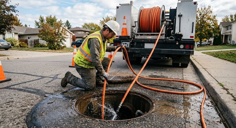 Sewer Line Clearing in Silver Spring, MD
