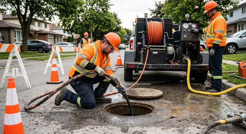 Sewer Line Clearing in Marietta, GA